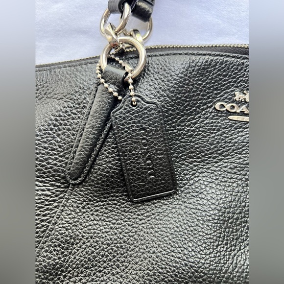 Coach Kelsey Black Leather Crossbody Purse - Picture 5 of 11